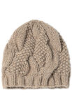 Lana Grossa MÜTZE IM ZOPF-PERLMUSTER Winter Softness