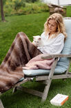 Lana Grossa PLAID IN DOUBLEFACE-STRICK UND MATERIALMIX Ecopuno Sfumato, Setasuri & Cosmo