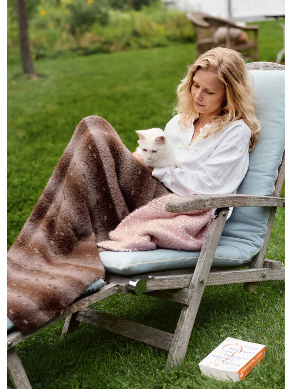 Lana Grossa PLAID IN DOUBLEFACE-STRICK UND MATERIALMIX Ecopuno Sfumato, Setasuri & Cosmo