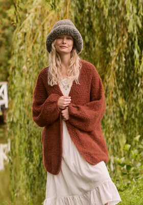 JACKE MIT BALLONÄRMELN Baby Furry von Lana Grossa