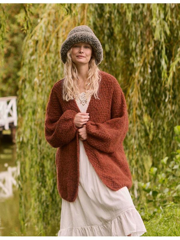 Lana Grossa JACKE MIT BALLONÄRMELN Baby Furry