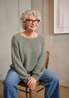 CLASSY RAGLAN SWEATER Cool Wool & Silkhair von Lana Grossa