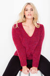 Lana Grossa PULLI MIT V-AUSSCHNITT Alpaca 400
