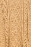 Lana Grossa PULLI IM PERLMUSTER MIT ARANMUSTER IM VORDERTEIL Cool Wool Alpaca