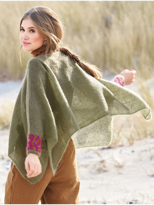 Lana Grossa PONCHO Silkhair