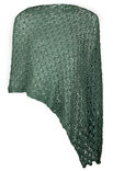 Lana Grossa PONCHO Lace Seta Mulberry