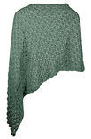 Lana Grossa PONCHO Lace Seta Mulberry