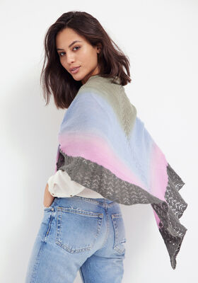 DREIECKSTUCH Cool Wool Lace Hand-dyed & Cool Wool Lace von Lana Grossa
