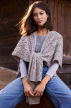 Lana Grossa PONCHO Ecopuno Tweed