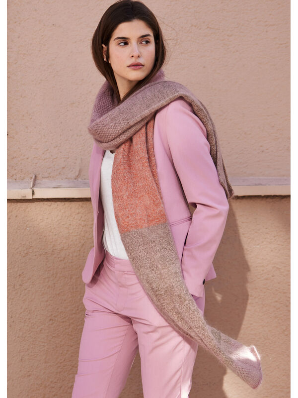 Lana Grossa STOLA Cool Wool Lace hand-dyed & Silkhair