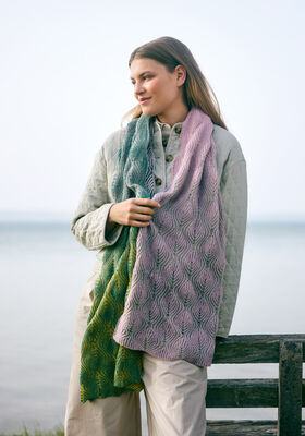 SCHAL Merino Lace Aquarell & Cool Wool Lace von Lana Grossa