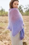 Lana Grossa PONCHOTUCH Merino Lace Aquarell, Silkhair & Cool Wool Lace
