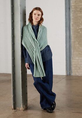 RIPPENMUSTER-TUCH Ecopuno, Brillino & Natural Superkid Tweed von Lana Grossa