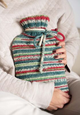 WÄRMFLASCHE Meilenweit 6-fach Merino Christmas von Lana Grossa