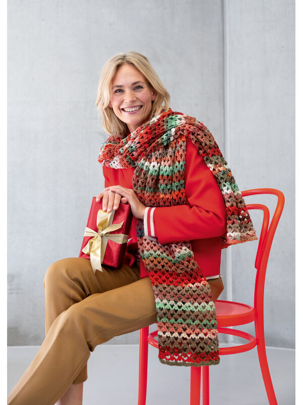Lana Grossa HÄKELSTOLA Gomitolo (Christmas Edition Lurex)