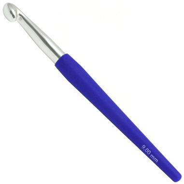 Lana Grossa Wollhäkelnadel Design Color (mit Softgriff) St. 9,0