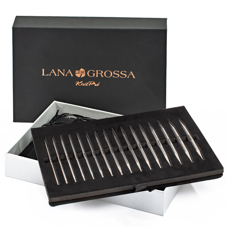 Lana Grossa NADEL-SET Edelstahl