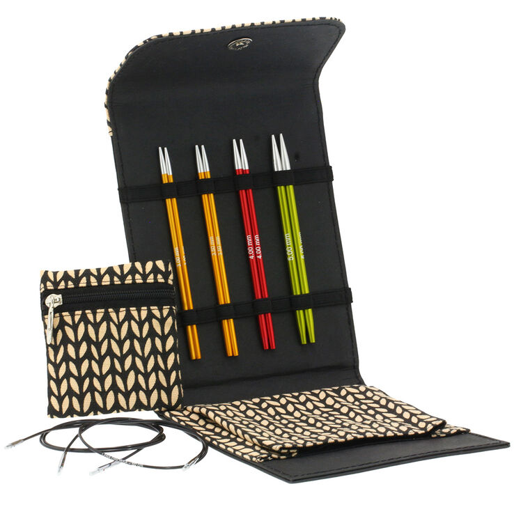 Lana Grossa  Nadel-Set Aluminium Rainbow Klein (Schwarz) 