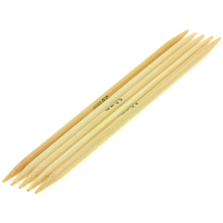 Lana Grossa Strumpfstricknadel Bambus St. 5,0/15cm