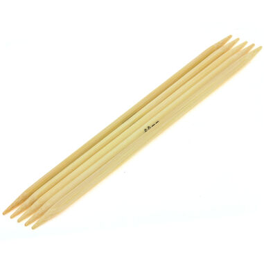 Lana Grossa Strumpfstricknadel Bambus St. 6,0/20cm