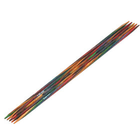 Lana Grossa Strumpfstricknadel Design-Holz Multicolor St. 2,5/15cm