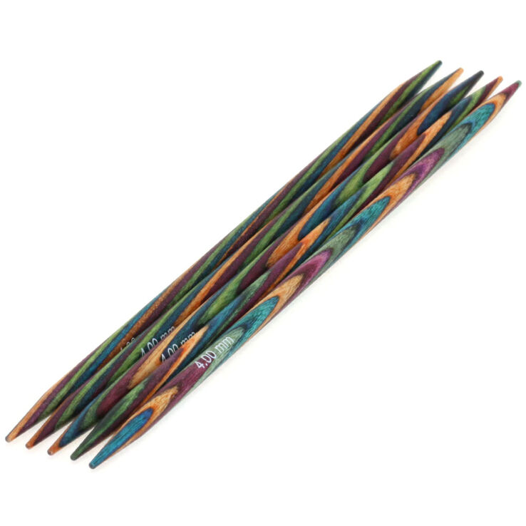 Lana Grossa Strumpfstricknadel Design-Holz Color St. 4,0/15cm