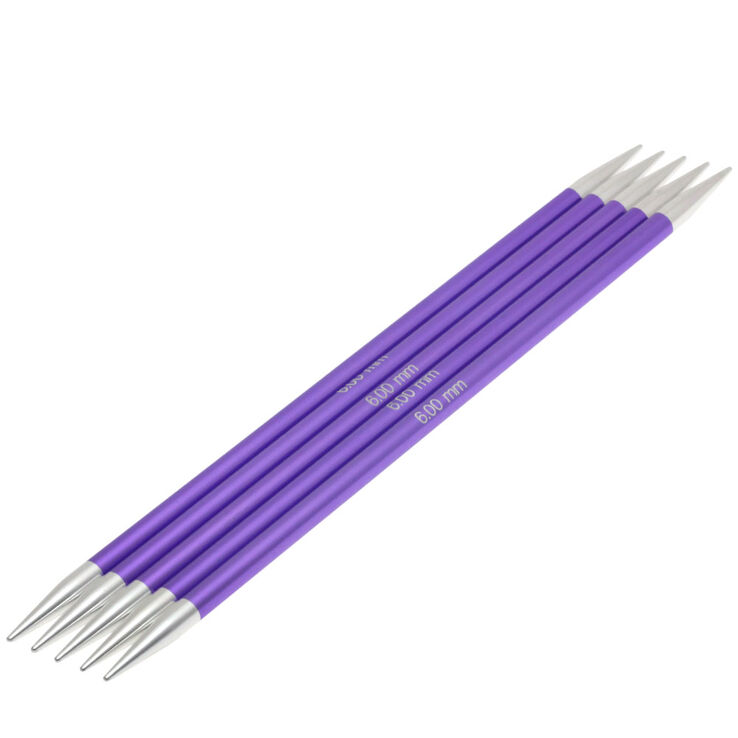Lana Grossa Strumpfstricknadel Aluminium Rainbow St. 6,0/20cm