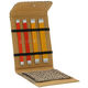 Lana Grossa  Strumpfstricknadel-Set Aluminium Rainbow 15cm (Braun)
