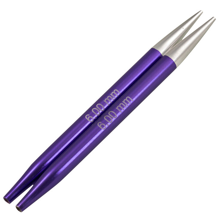 Lana Grossa Nadelspitzen Vario Aluminium Rainbow St. 6,0 kurz
