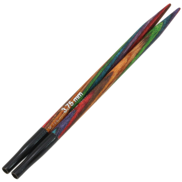 Lana Grossa Nadelspitzen Vario Design-Holz Multicolor St. 3,75 kurz