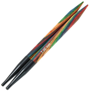 Lana Grossa Nadelspitzen Vario Design-Holz Multicolor St. 7,0