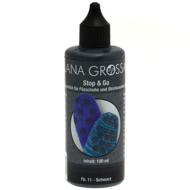 Lana Grossa Stop & Go Latexmilch | 11-Schwarz