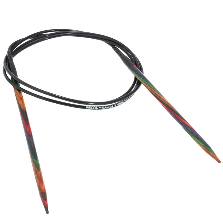 Lana Grossa Rundstricknadel Design-Holz Multicolor St. 3,75/100cm