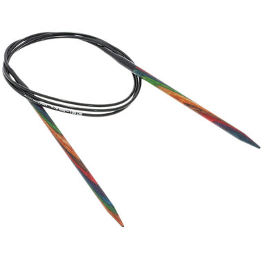 Lana Grossa Rundstricknadel Design-Holz Multicolor St. 5,5/100cm