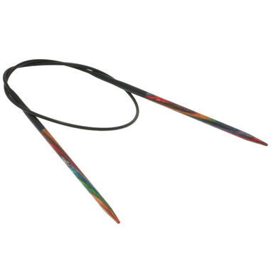 Lana Grossa Rundstricknadel Design-Holz Multicolor St. 3,0/40cm