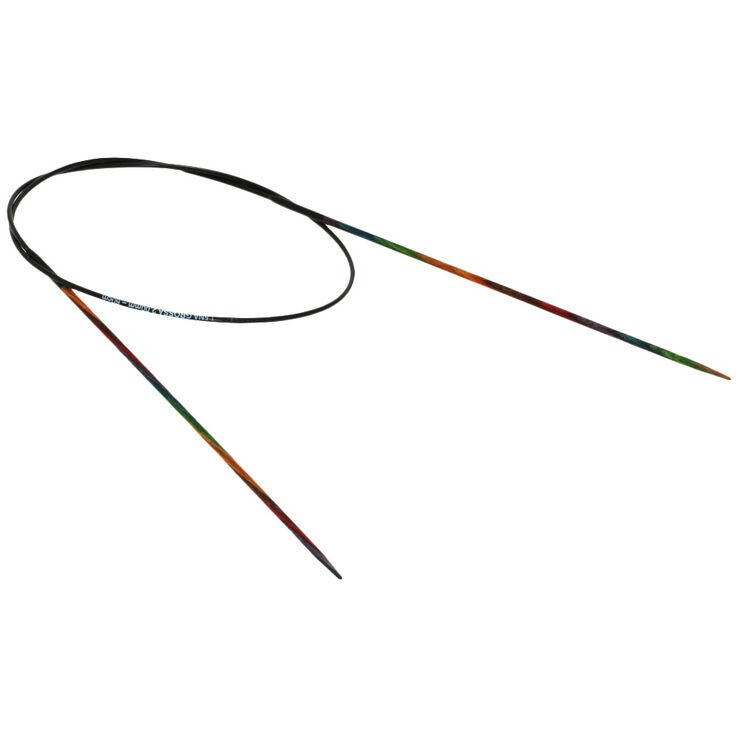 Lana Grossa Rundstricknadel Design-Holz Multicolor St. 2,0/60cm