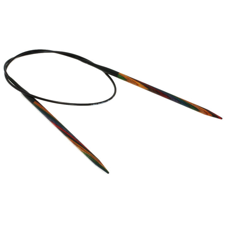 Lana Grossa Rundstricknadel Design-Holz Multicolor St. 4,5/60cm