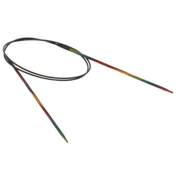 Lana Grossa Rundstricknadel Design-Holz Multicolor St. 2,5/80cm