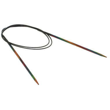 Lana Grossa Rundstricknadel Design-Holz Multicolor St. 3,0/80cm