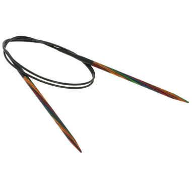 Lana Grossa Rundstricknadel Design-Holz Multicolor St. 4,5/80cm