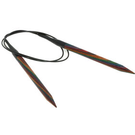 Lana Grossa Rundstricknadel Design-Holz Multicolor St. 8,0/80cm