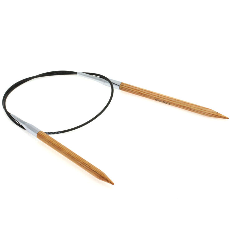 Lana Grossa Rundstricknadel Design-Holz Natur St. 6,0/60cm