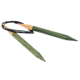 Lana Grossa Rundstricknadel Design-Holz Signal St. 12,0/100cm