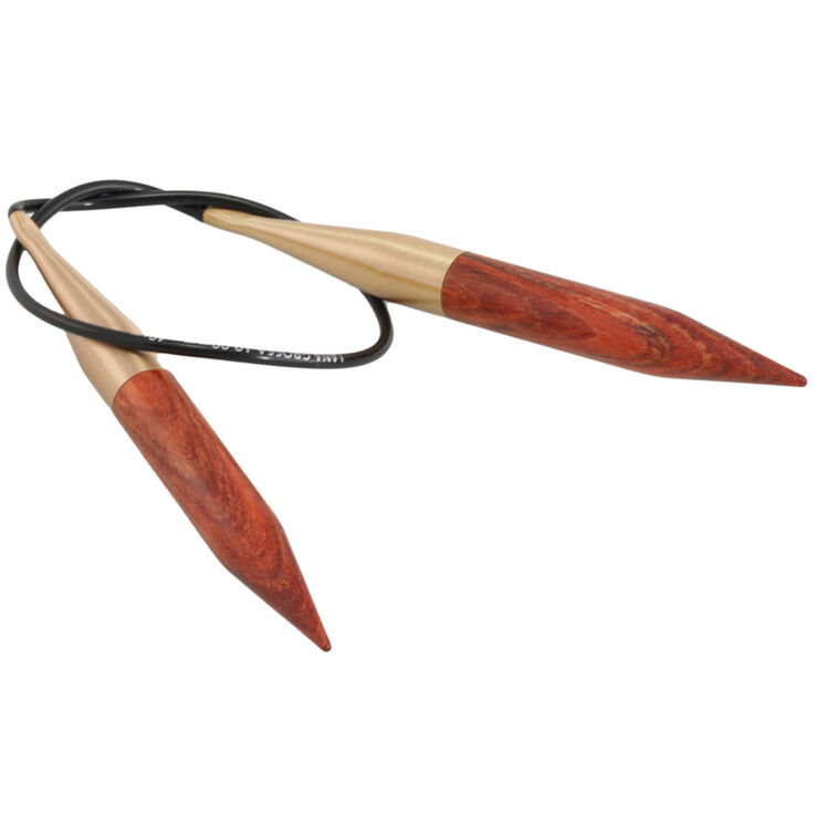 Lana Grossa Rundstricknadel Design-Holz Signal St. 10,0/40cm
