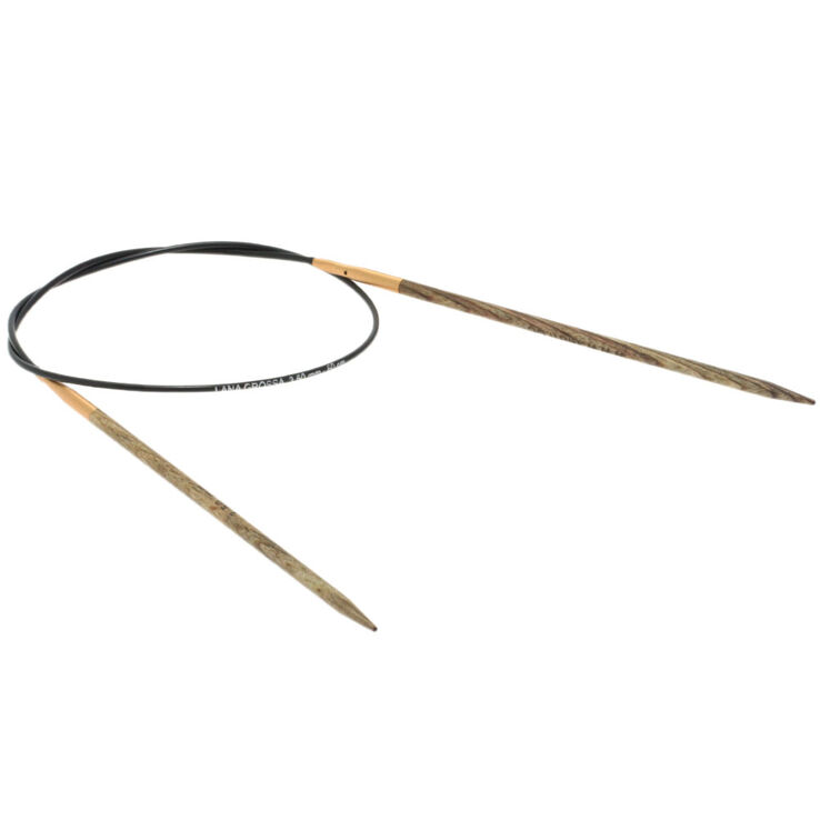 Lana Grossa Rundstricknadel Design-Holz Signal St. 3,5/60cm