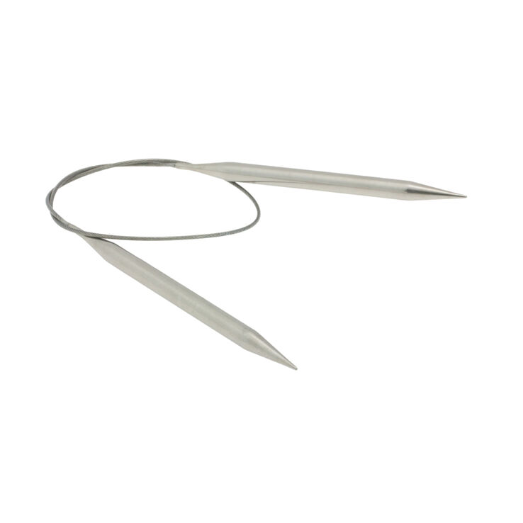 Lana Grossa Rundstricknadel Edelstahl St. 8,0/60cm