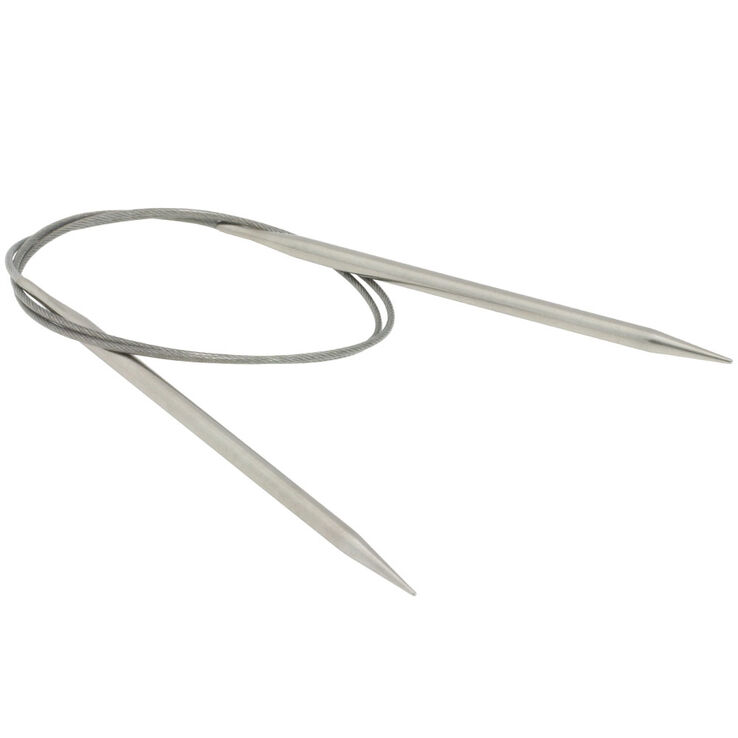 Lana Grossa Rundstricknadel Edelstahl St. 5,0/80cm