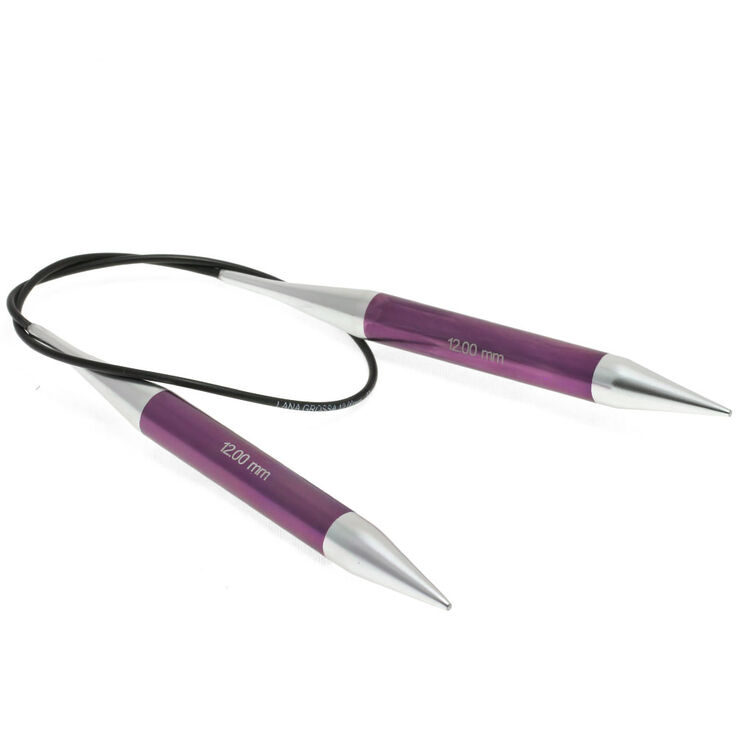 Lana Grossa Rundstricknadel Aluminium Rainbow St. 12,0/60cm