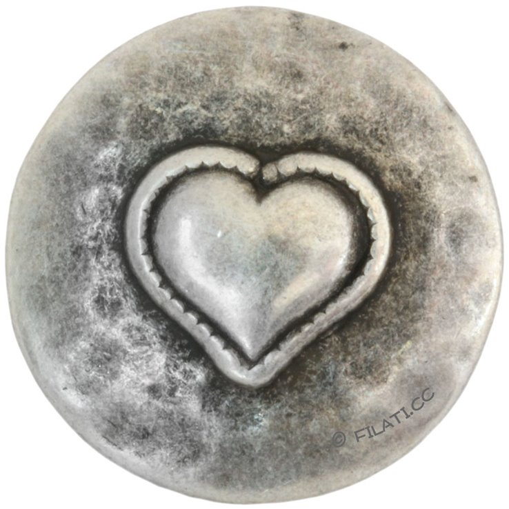 UNION KNOPF 450275/20mm | 83-Silber