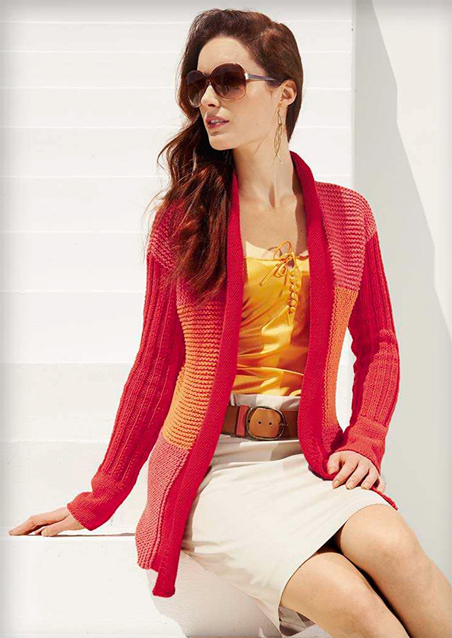 Stricken Patchworkjacke Lana Grossa PATCHWORKJACKE Elastico Big